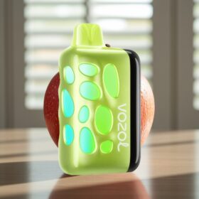 VOZOL RAVE 40000 Engangs Vape - 270° Glødende Design, Beat-Synset Festtilstand, 20/50mg/ml Nikotin, Dobbelt Æble