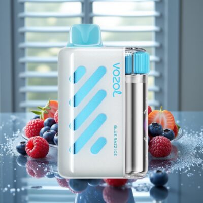 VOZOL VISTA 40000 Puffs Engangsdamp - MTL, 1000mAh, 2% Nikotin, Blå Hindbær Is